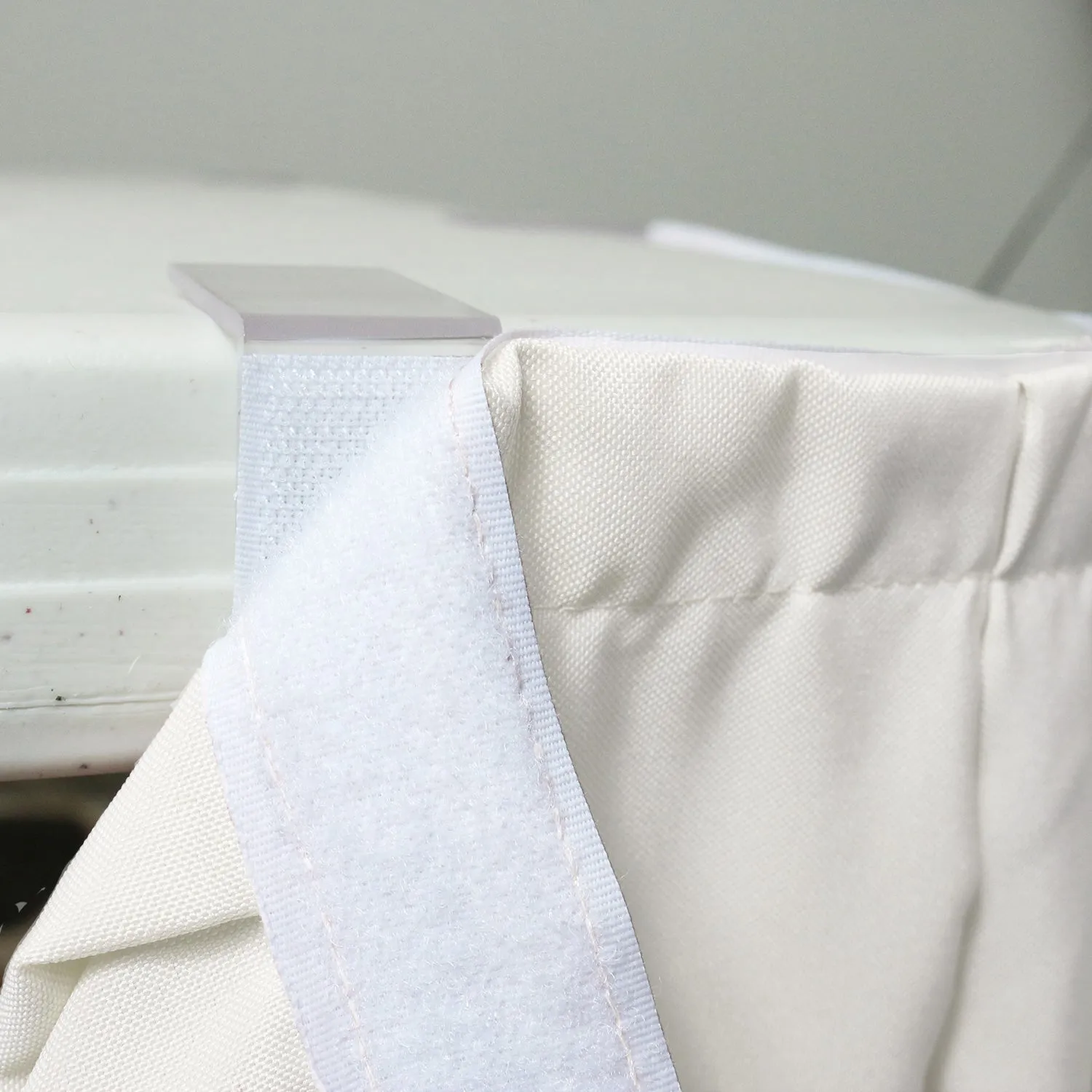 21 ft x 29 inch Polyester Pleated Table Skirt Ivory