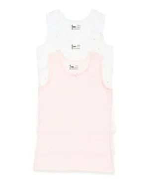 3-Pack Scoopneck Undershirt 100% Combed Cotton