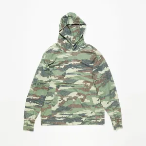 Acne Studios Print Logo Hoodie Khaki Green