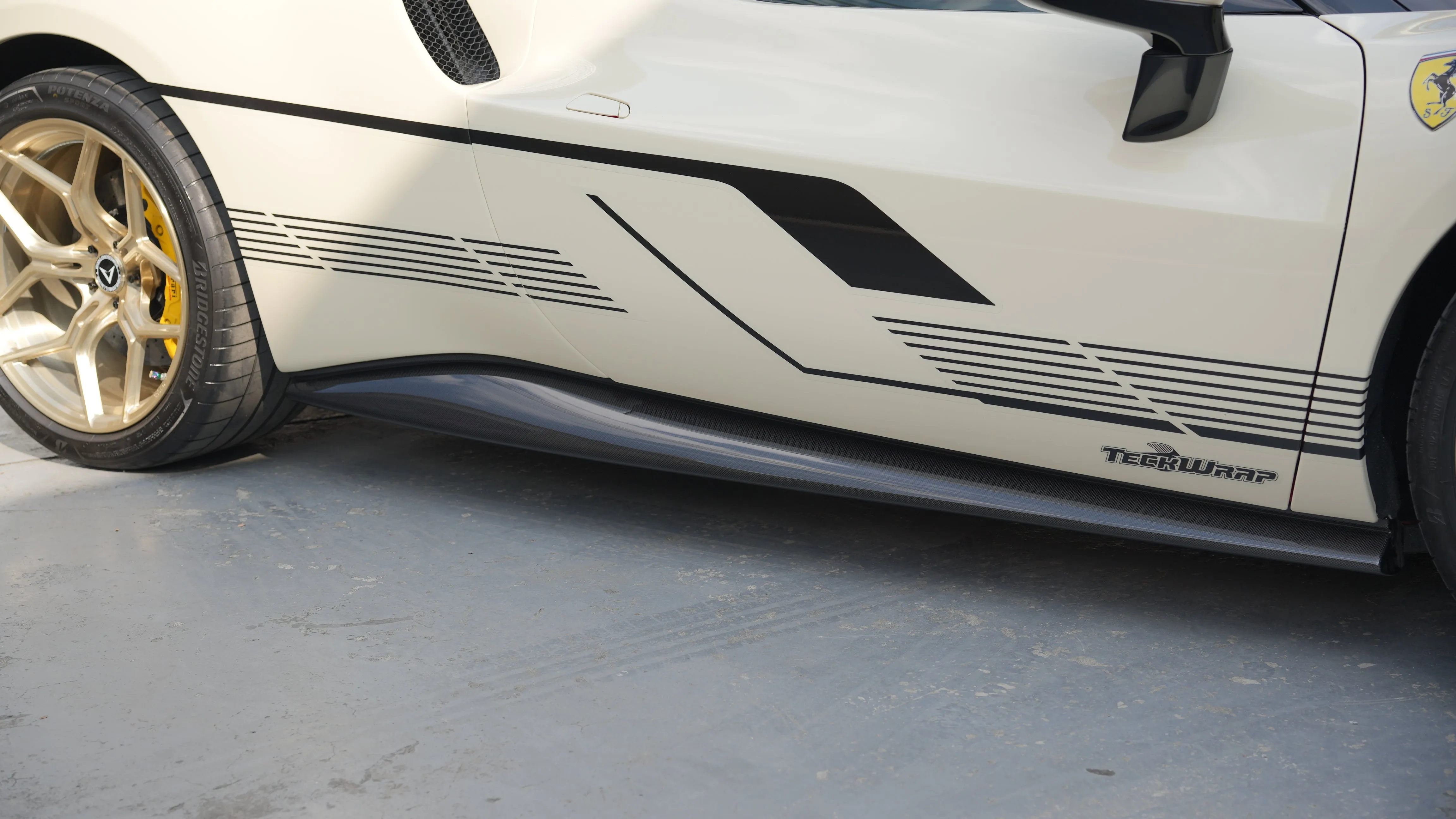 Aero Republic OEM Replacement Style Side Skirts for Ferrari 296 GTB GTS 2021-ON Carbon Fiber / FRP