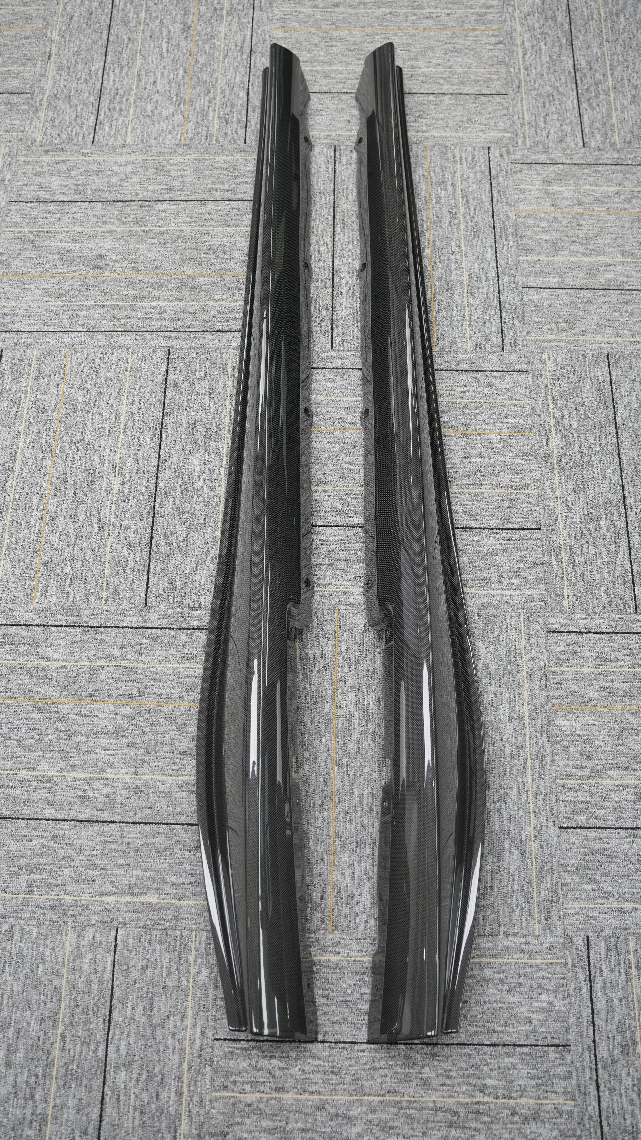 Aero Republic OEM Replacement Style Side Skirts for Ferrari 296 GTB GTS 2021-ON Carbon Fiber / FRP