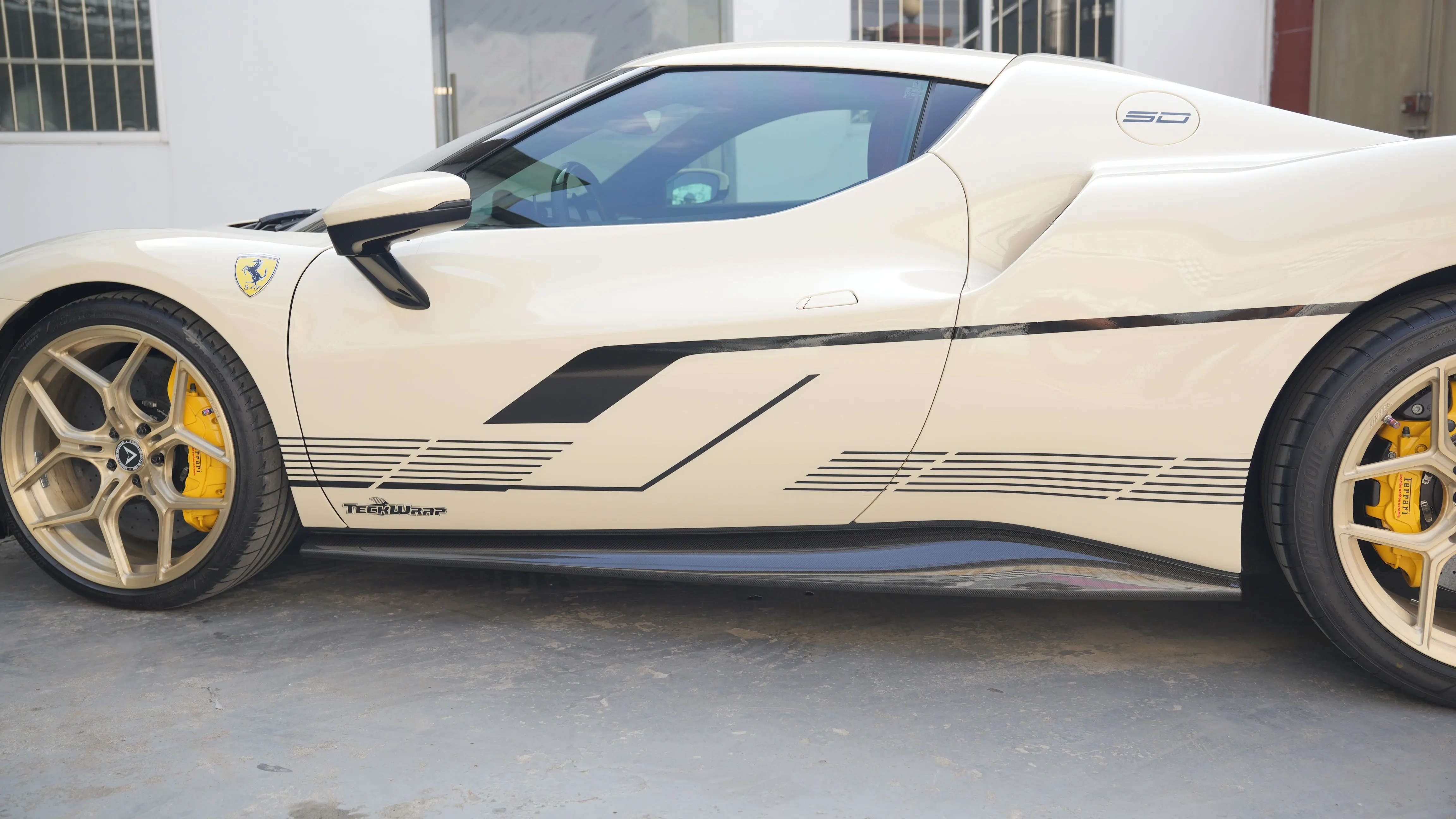Aero Republic OEM Replacement Style Side Skirts for Ferrari 296 GTB GTS 2021-ON Carbon Fiber / FRP