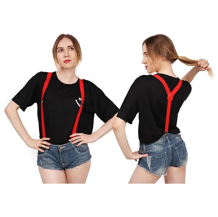 Anime Misty Cosplay Suspenders Red Y Shape Costume Accessory
