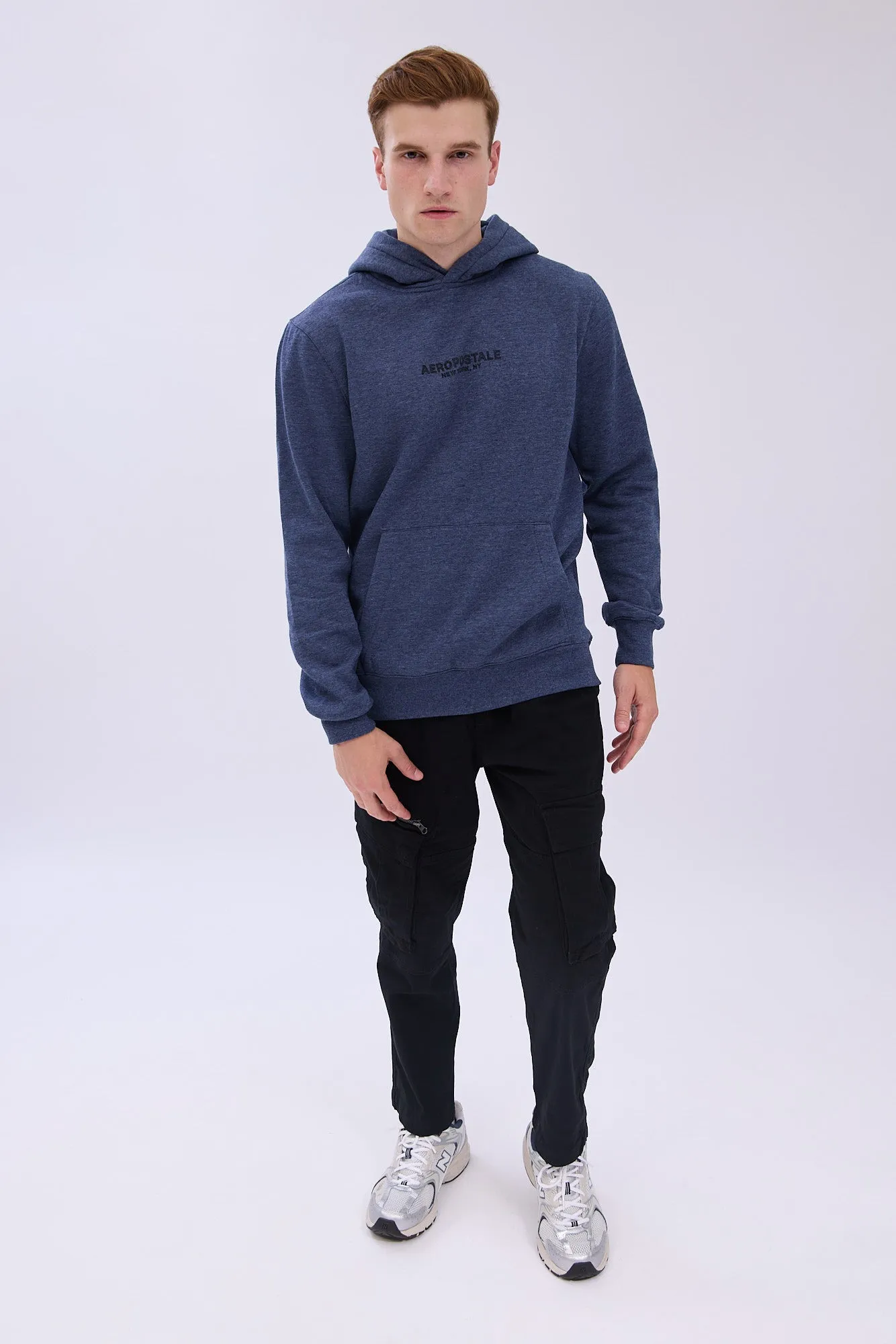 Aéropostale Mélange Graphic Hoodie