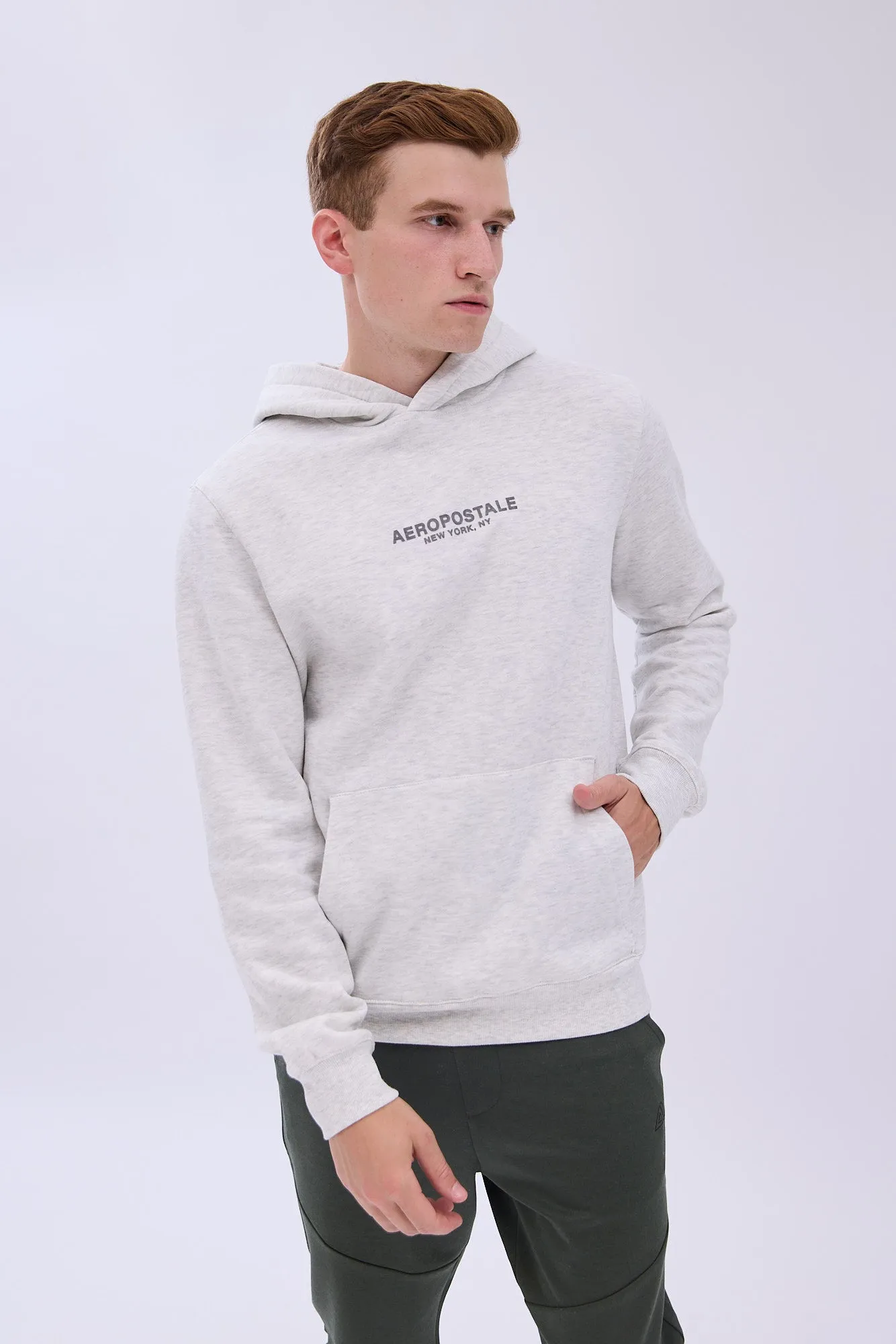 Aéropostale Mélange Graphic Hoodie