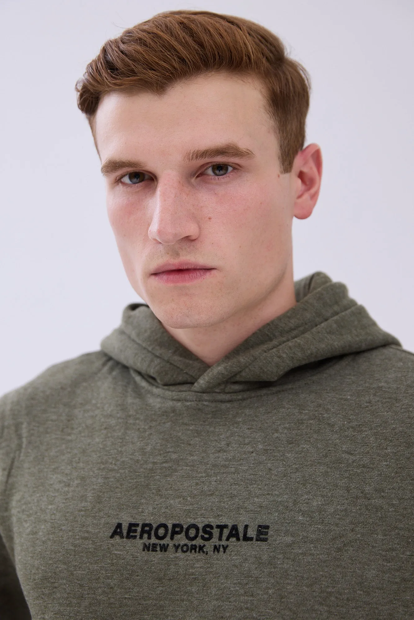 Aéropostale Mélange Graphic Hoodie