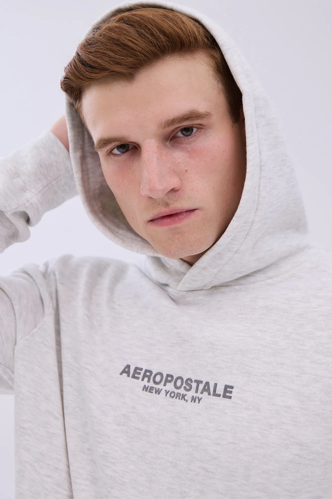 Aéropostale Mélange Graphic Hoodie