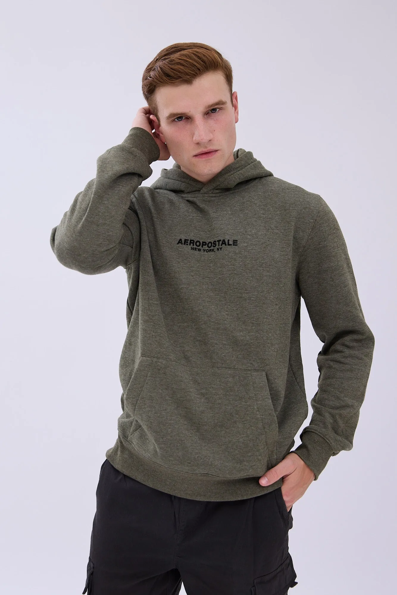 Aéropostale Mélange Graphic Hoodie