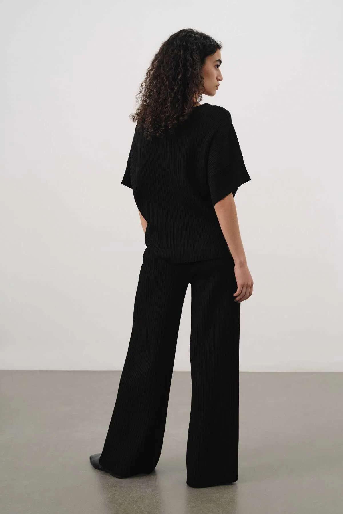 Black Knitwear Sweater