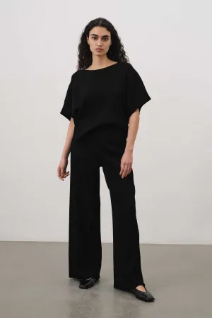 Black Knitwear Sweater