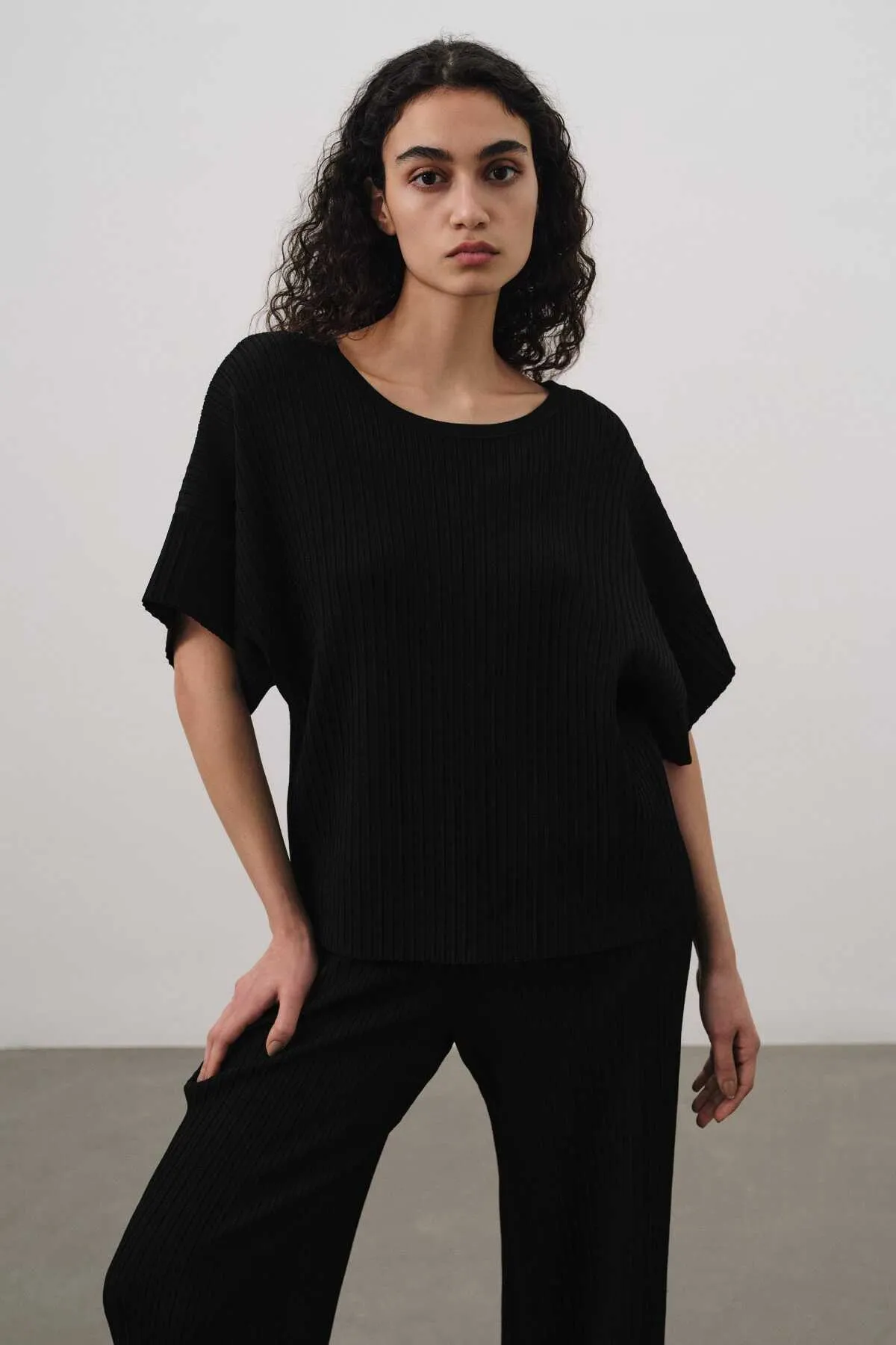 Black Knitwear Sweater