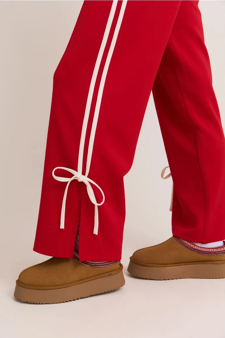 Bow Detail Track Pants