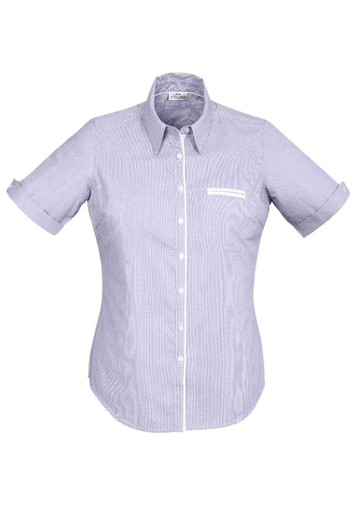 Calais Ladies Short Sleeve Shirt - Purple Reign - 20 - Biz Collection