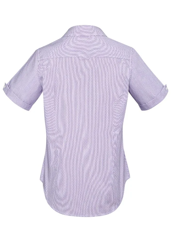 Calais Ladies Short Sleeve Shirt - Purple Reign - 20 - Biz Collection