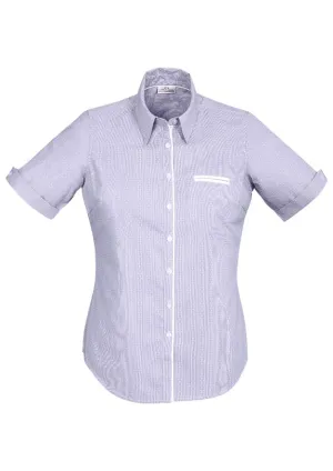 Calais Ladies Short Sleeve Shirt - Purple Reign - 20 - Biz Collection