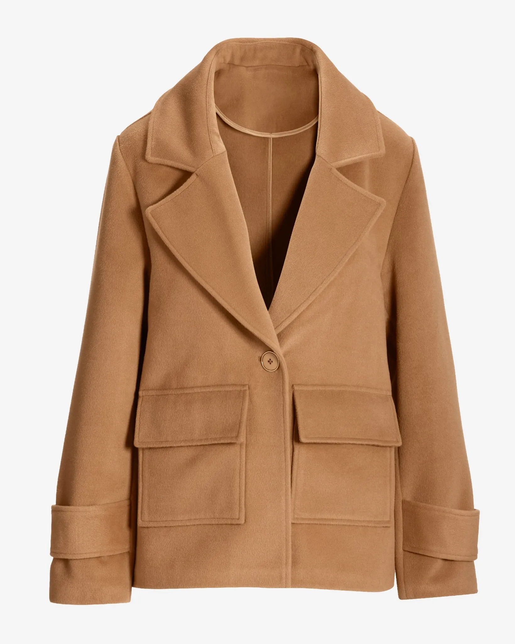Chic Lady Coat Camel