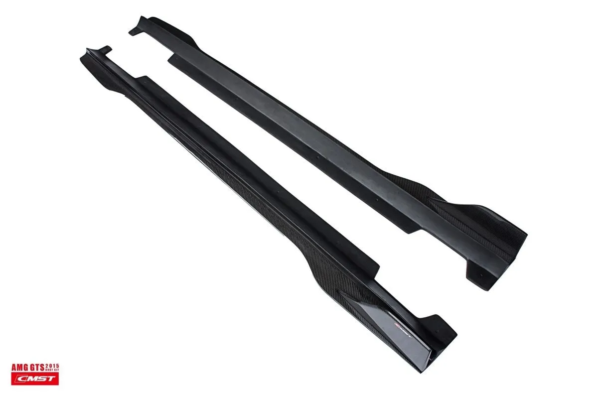 CMST Tuning Side Skirts for Mercedes Benz AMG GT GTS C190 Carbon Fiber/FRP