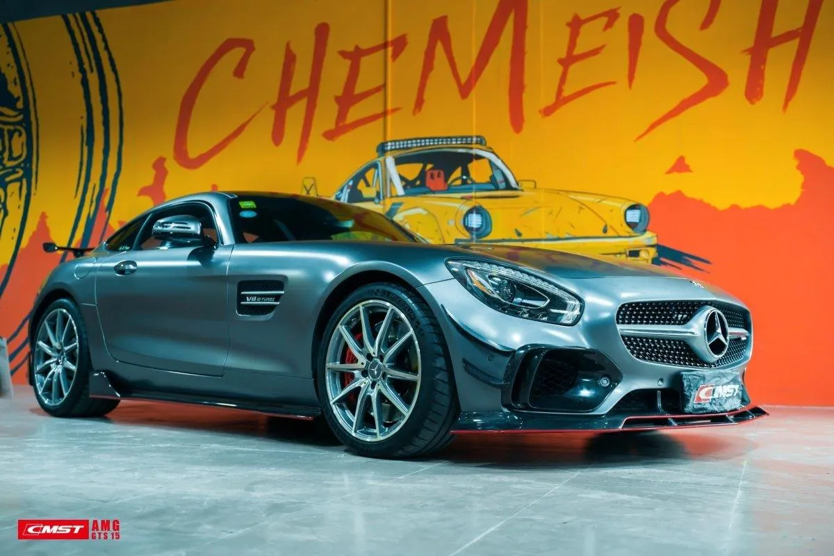 CMST Tuning Side Skirts for Mercedes Benz AMG GT GTS C190 Carbon Fiber/FRP
