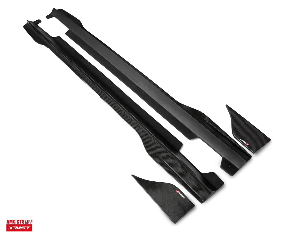 CMST Tuning Side Skirts for Mercedes Benz AMG GT GTS C190 Carbon Fiber/FRP