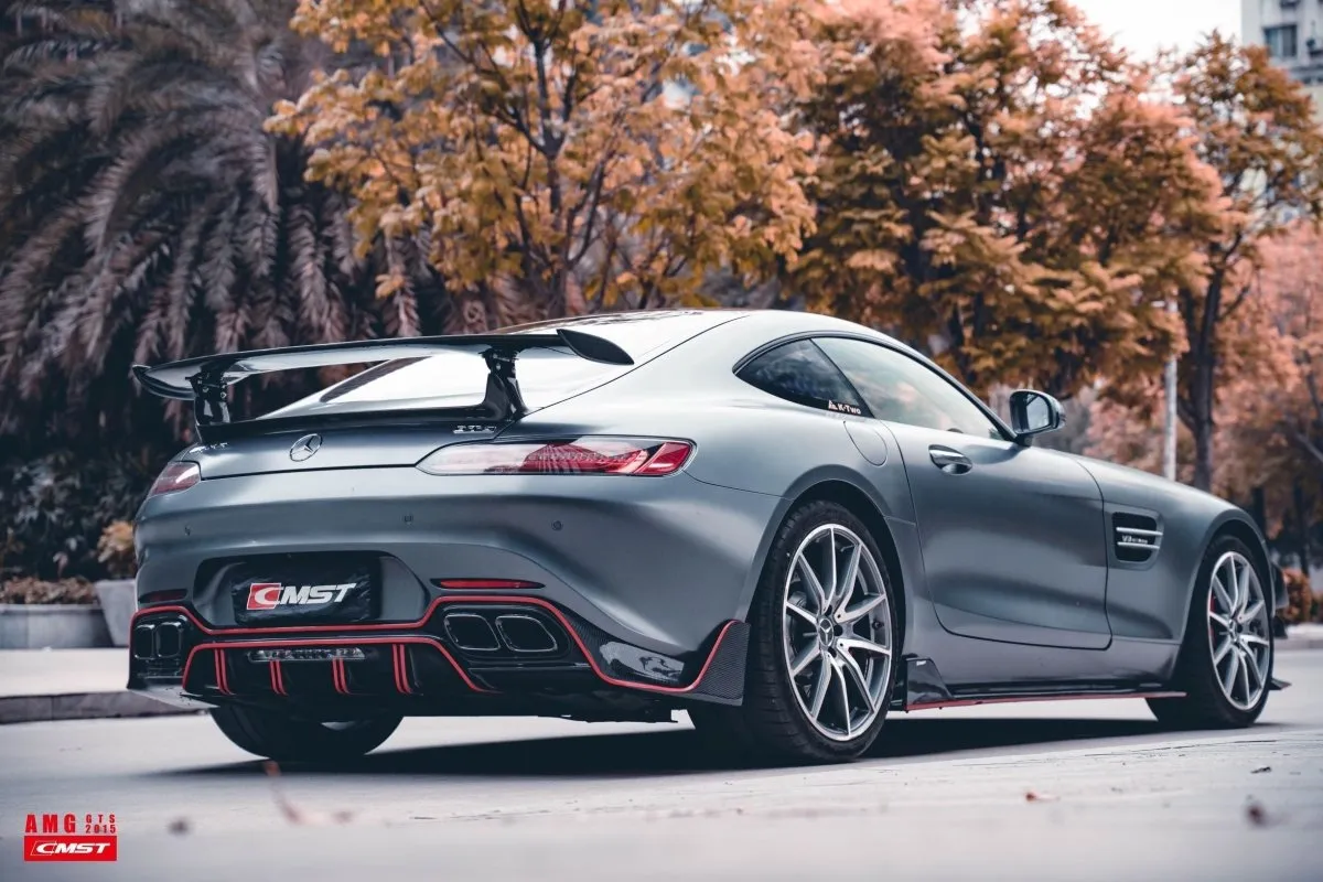 CMST Tuning Side Skirts for Mercedes Benz AMG GT GTS C190 Carbon Fiber/FRP