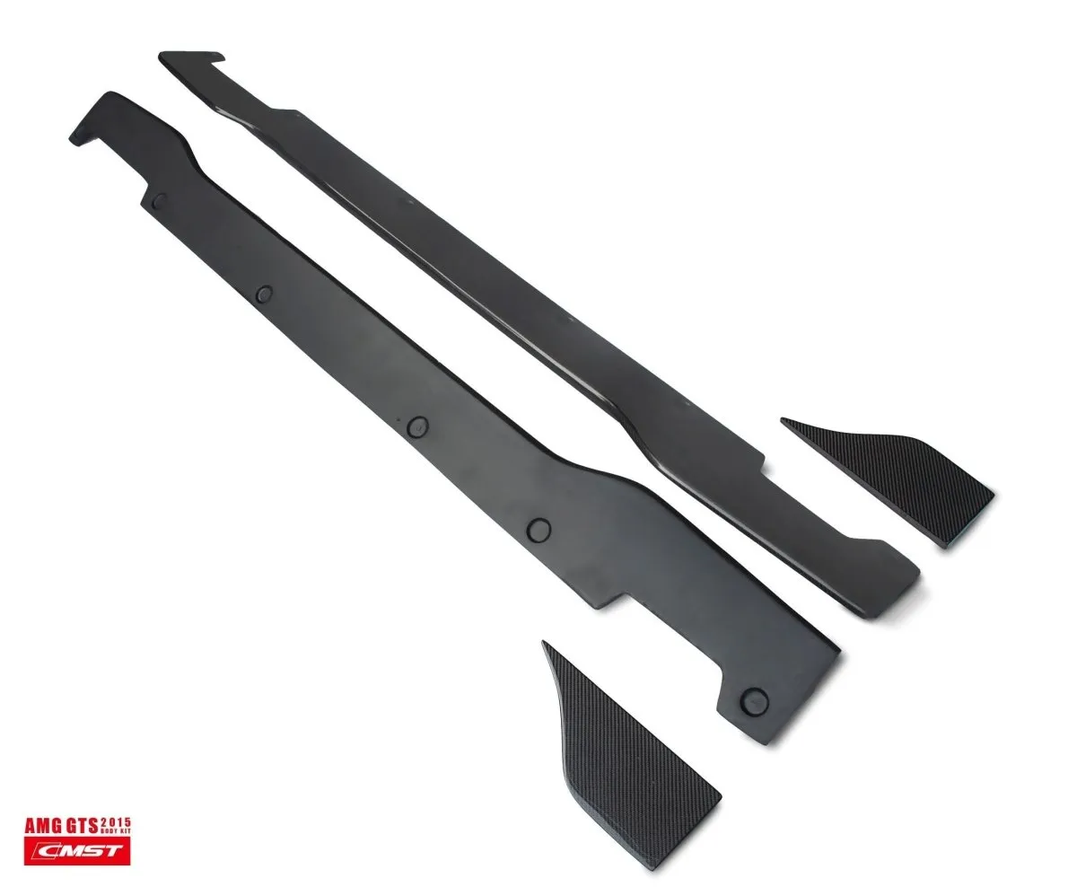 CMST Tuning Side Skirts for Mercedes Benz AMG GT GTS C190 Carbon Fiber/FRP