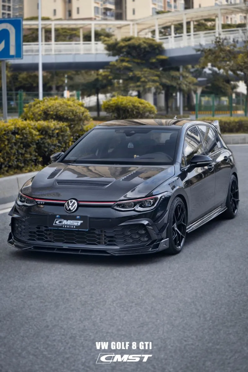 CMST Tuning Side Skirts  for Volkswagen Golf R GTI MK8 2022-ON Carbon Fiber / FRP