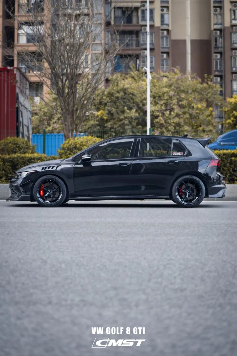 CMST Tuning Side Skirts  for Volkswagen Golf R GTI MK8 2022-ON Carbon Fiber / FRP