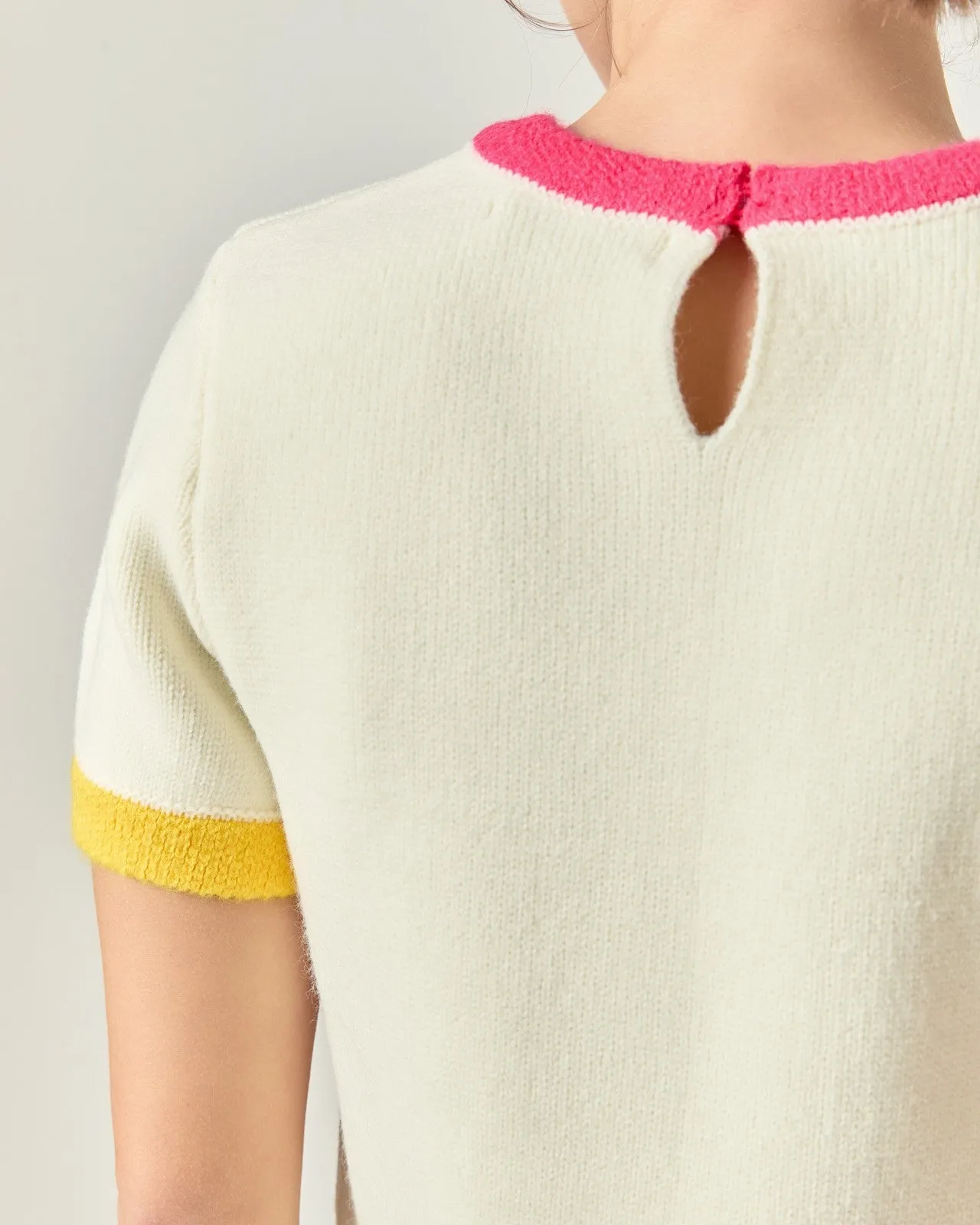 Color Block Sweater Top - Multi