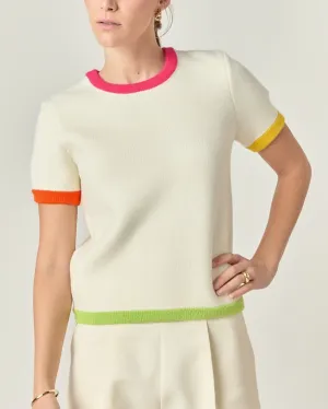 Color Block Sweater Top - Multi