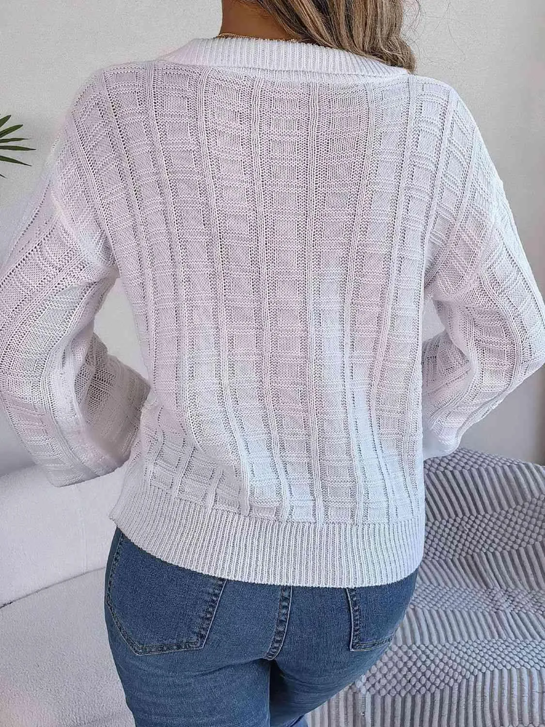 Cozy In Style Collared Knit Sweater