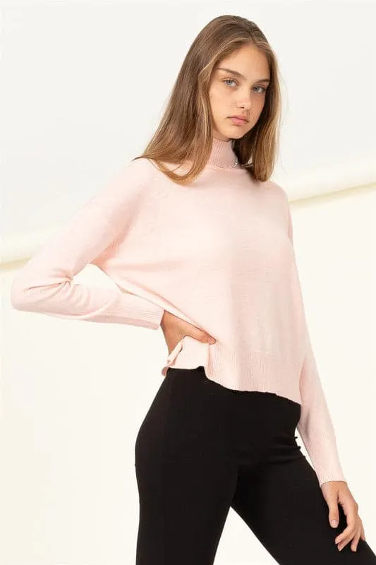 Cozy Up High Neckline Sweater