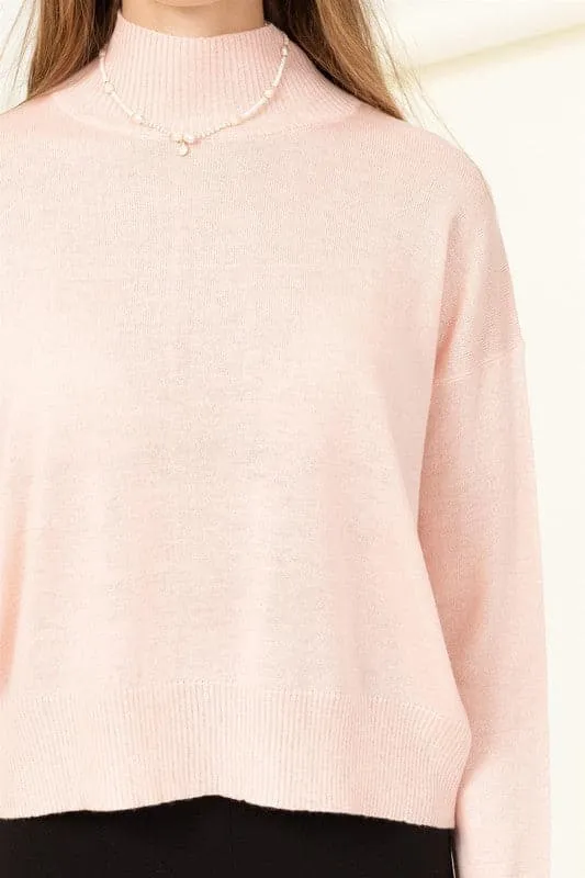 Cozy Up High Neckline Sweater