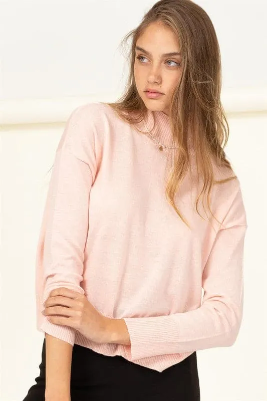 Cozy Up High Neckline Sweater