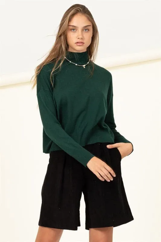 Cozy Up High Neckline Sweater