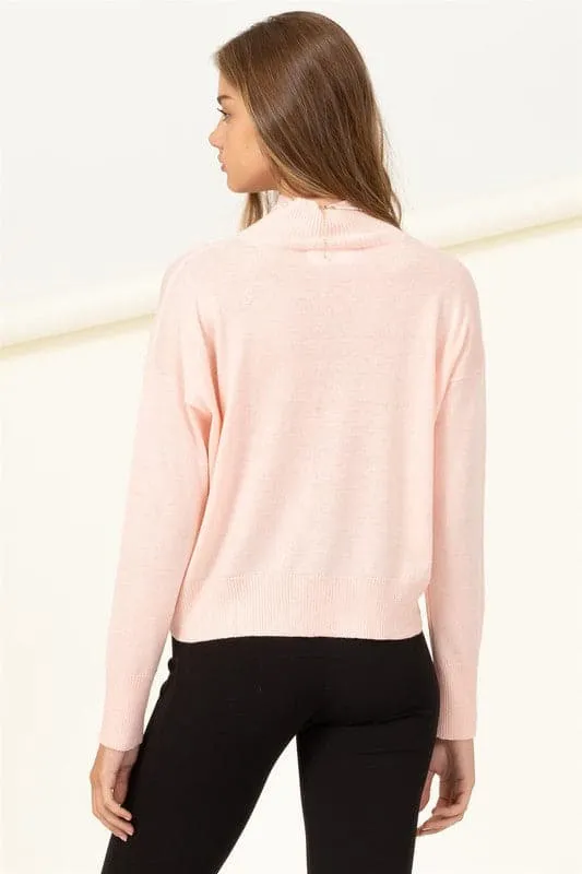 Cozy Up High Neckline Sweater