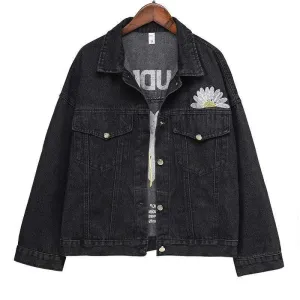 DENIM OVERCOAT JACKET