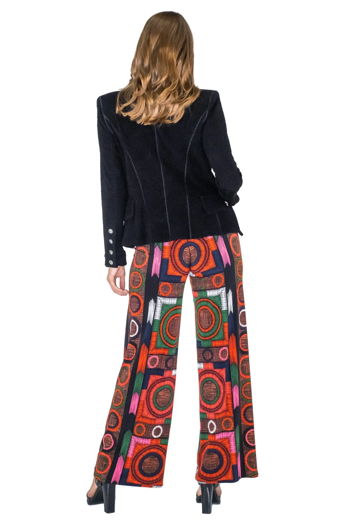 Double Breasted Peaked Lapel Short Jacket