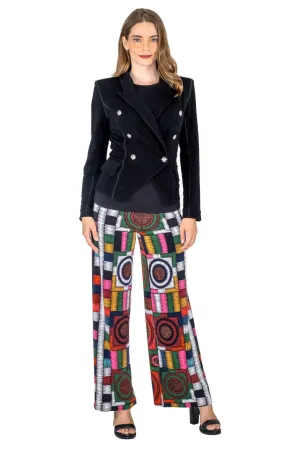 Double Breasted Peaked Lapel Short Jacket