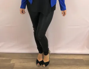 Faux Leather Snakeskin Leggings