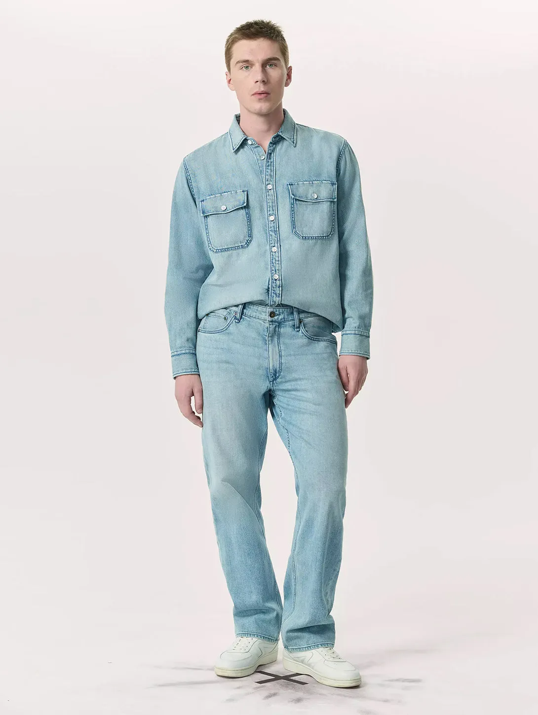 Featherweight Denim CPO Overshirt - Fletcher