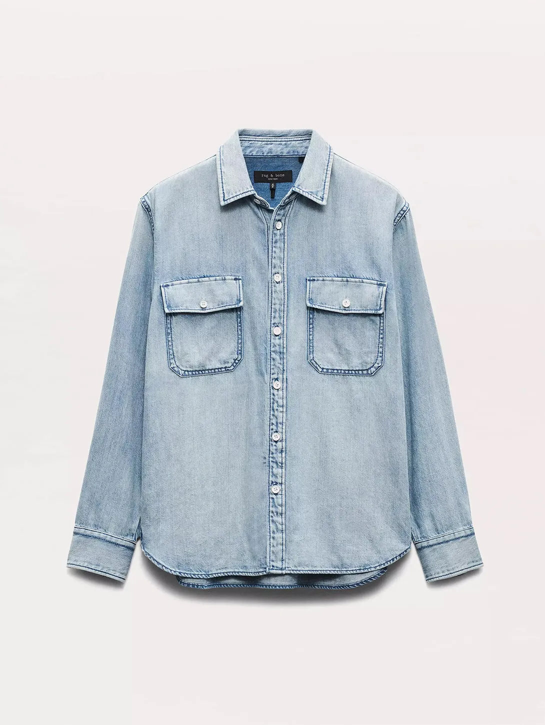 Featherweight Denim CPO Overshirt - Fletcher