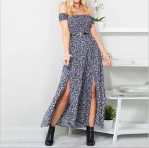 Floral Print Maxi Dress