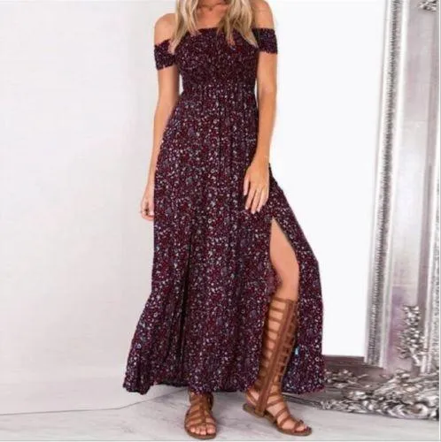 Floral Print Maxi Dress