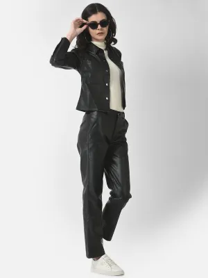 Imitation Leather Trousers