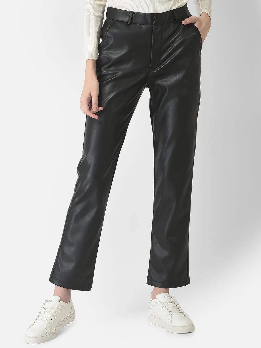 Imitation Leather Trousers