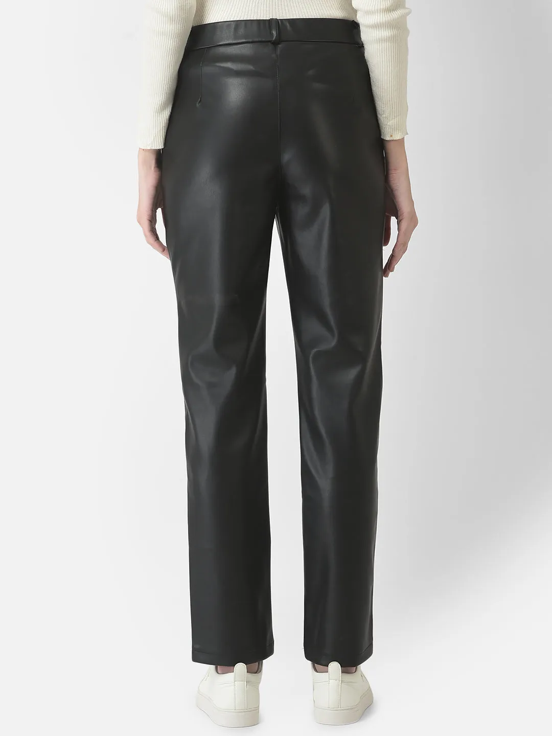 Imitation Leather Trousers