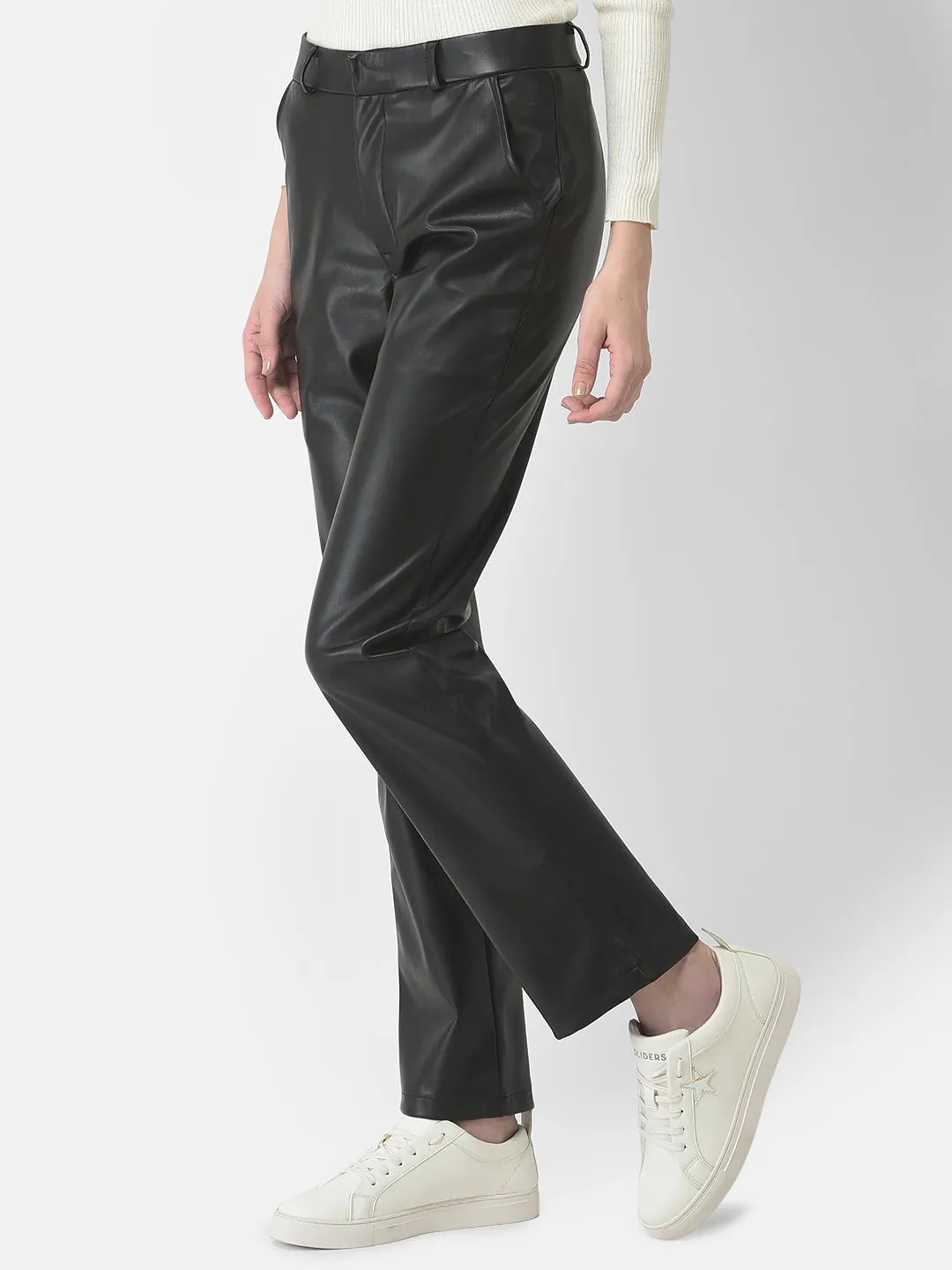 Imitation Leather Trousers