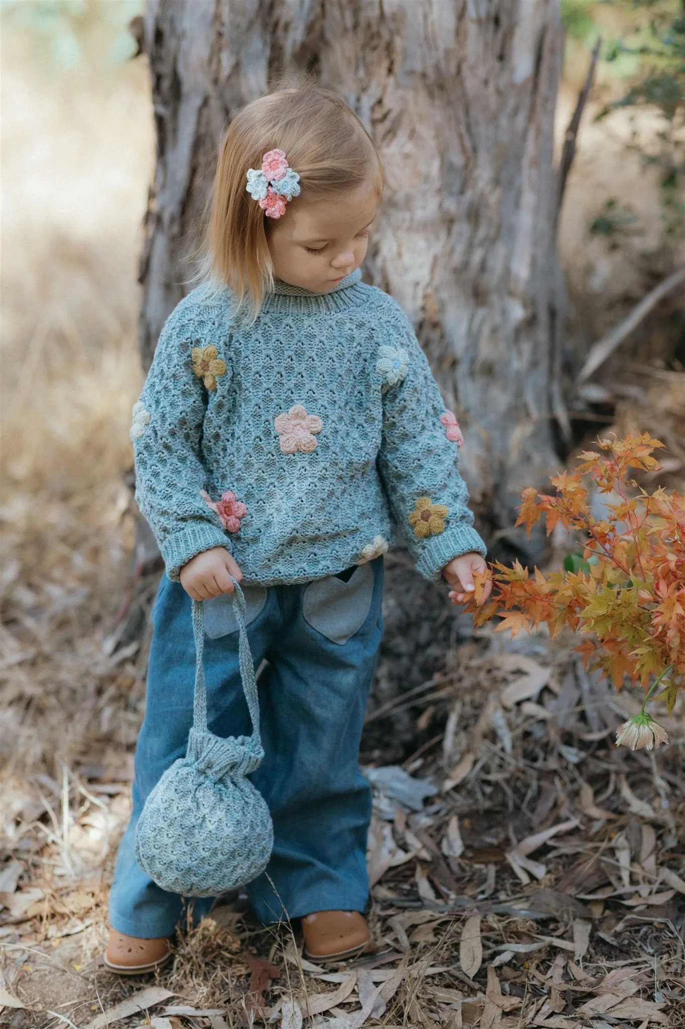 Jardin Sweater - Dusty Blue