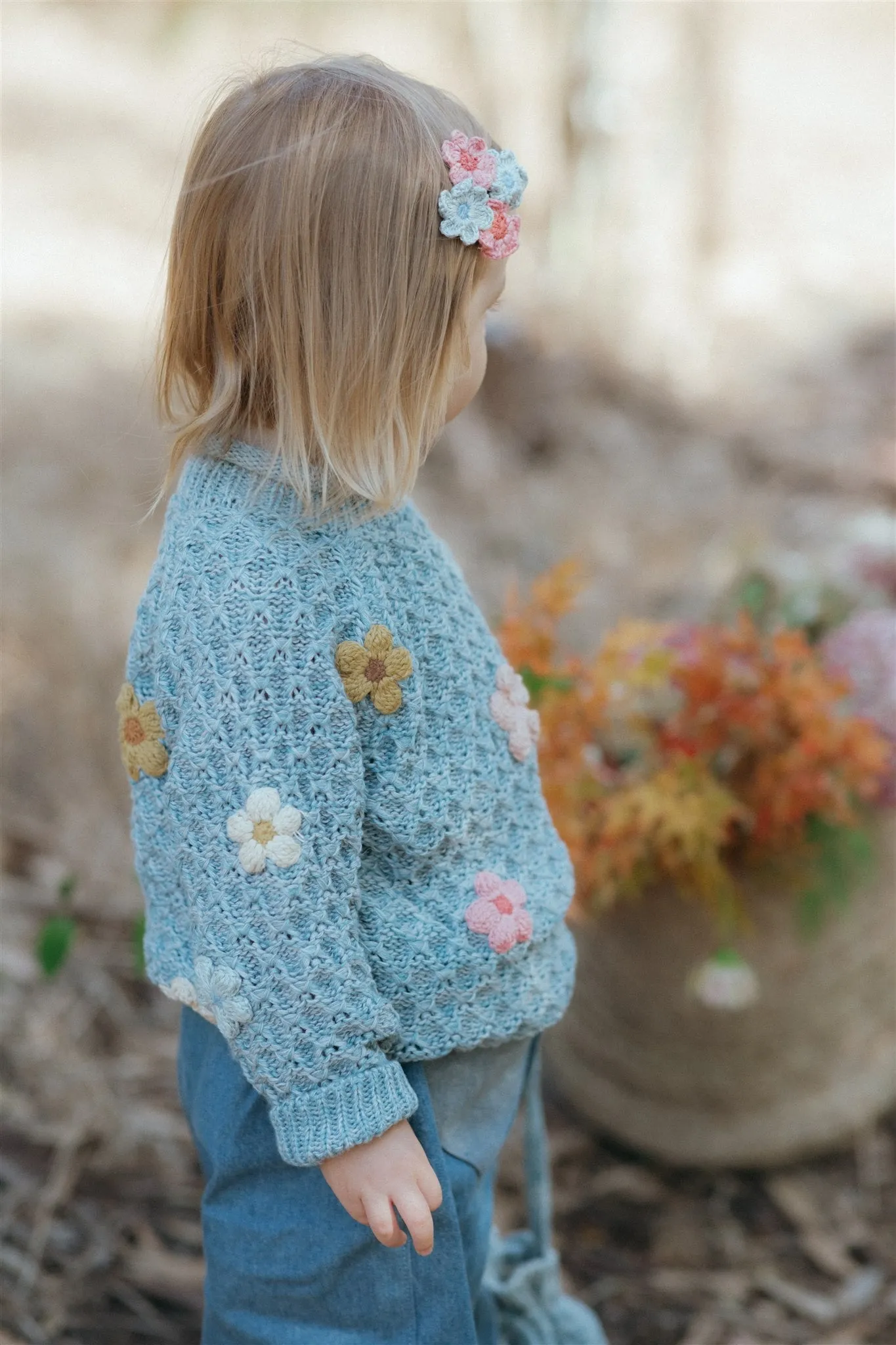 Jardin Sweater - Dusty Blue