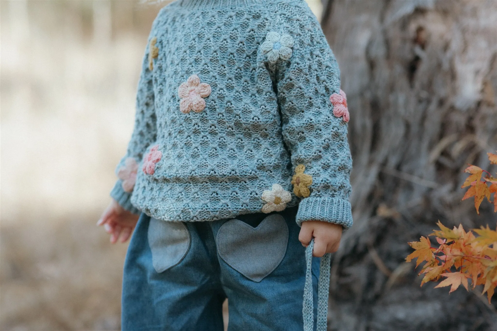 Jardin Sweater - Dusty Blue